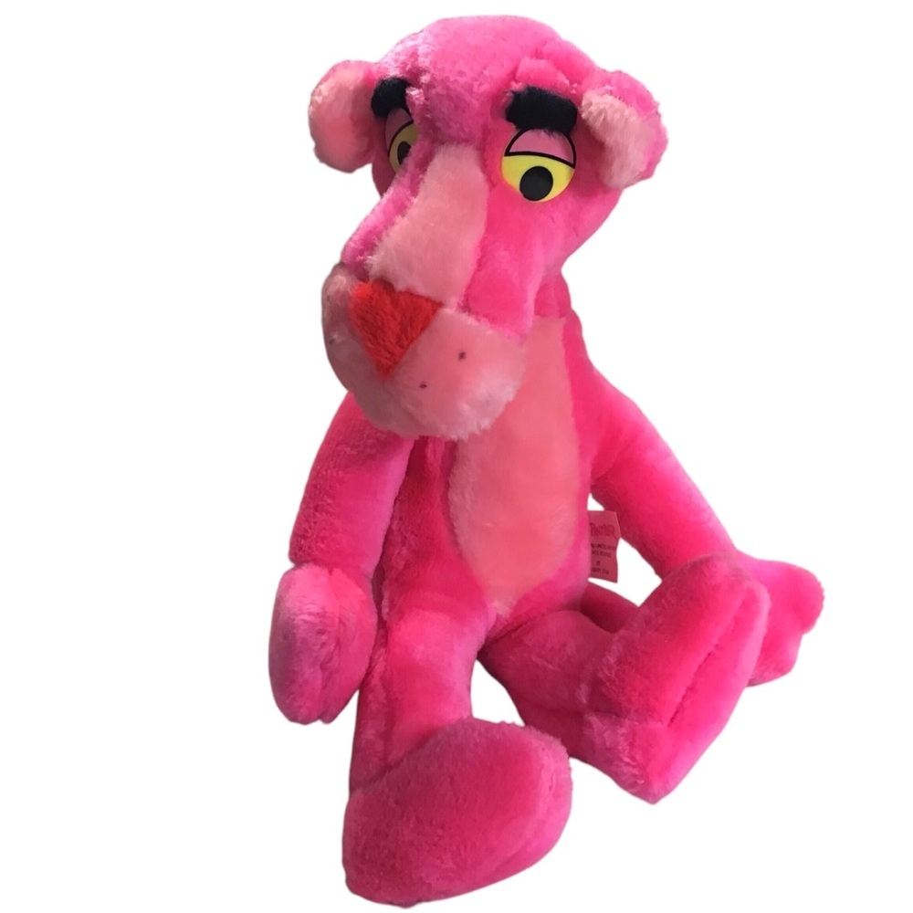 Mighty Star Pink Panther Stuffed Animal Plush Cartoon Movie